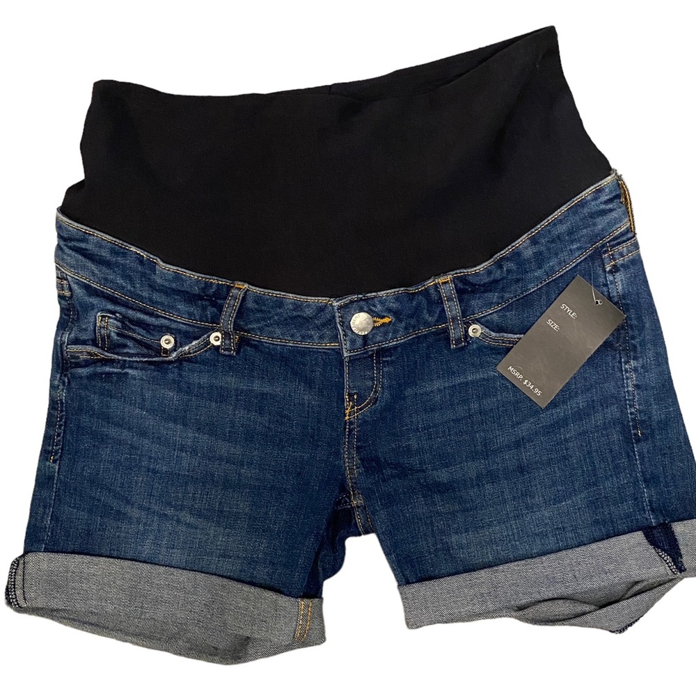Permanent Maternity Jean Shorts NWT